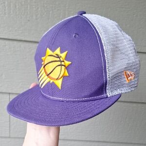 NWOT New Era Phoenix Suns Embroidered Purple Snap Back Cap